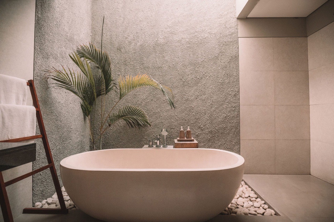 Modern bathroom in a let property